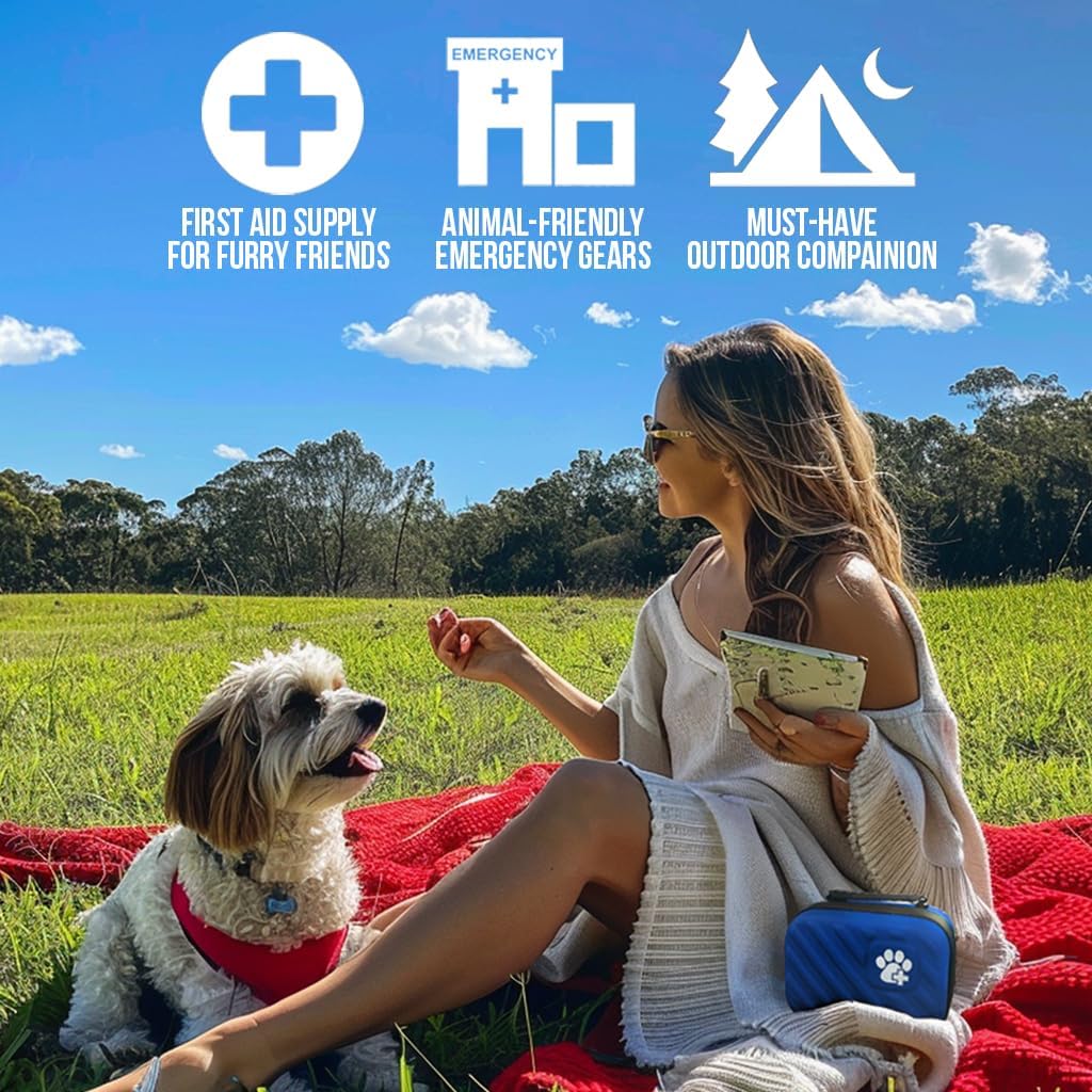 EVERLIT Pet Medic First Aid Kit | 95 Pcs Vet-Approved Medical, Outdoor & Emergency Supplies for Dogs, Cats, Animal Care | Travel-Friendly Compact Bag for Home, Car and Travel (Guardian Orange) - Happypetzone.online - Image 6
