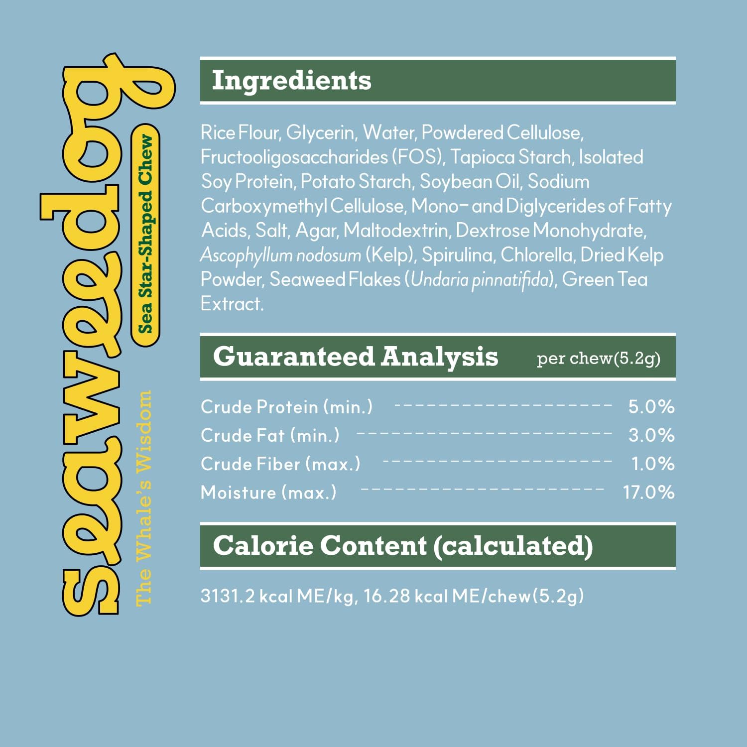 Dental Chews for Dogs, Vegan Sea Star Shape, Fresh Breath, Ascophyllum - Happypetzone.online - Image 2