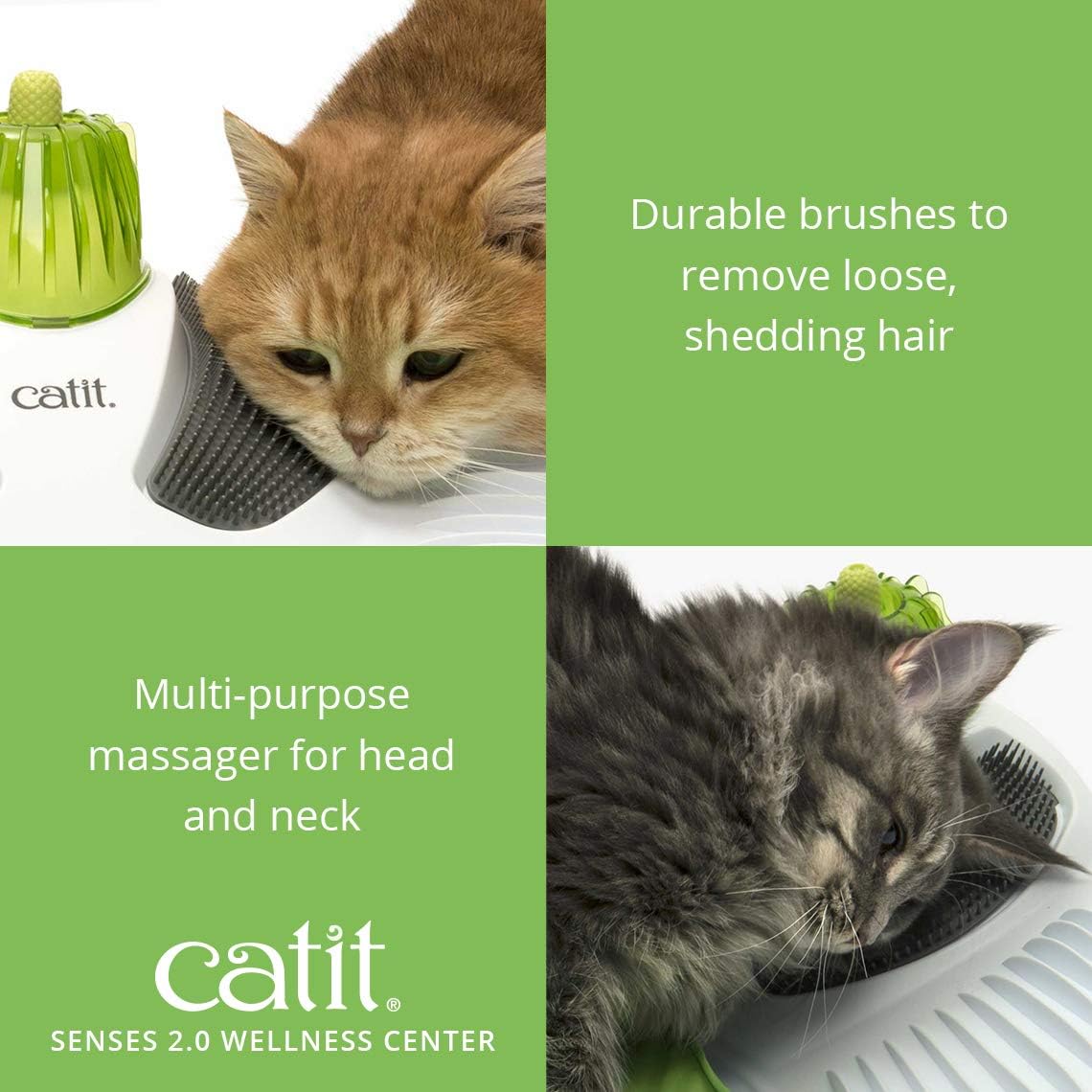 Catit Senses 2.0 Wellness Center Cat Toy - Interactive Multi-Purpose Relaxation Spot with Catnip Included - Happypetzone.online - Image 3