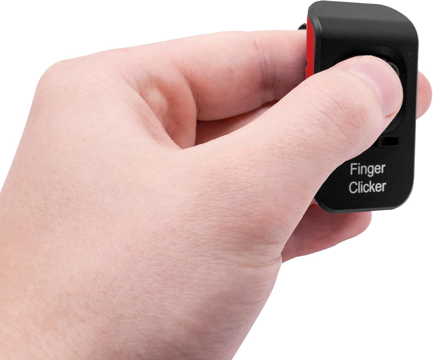 Educator Dog Training Finger Clicker – Audible Positive Reinforcement Trainer with Adjustable Sound & Velcro Finger Strap – Portable Pet Obedience Training Tool, Red - Happypetzone.online - Image 5