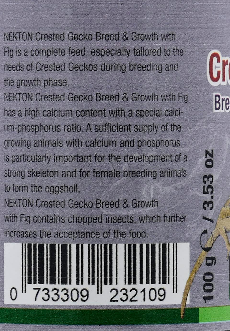 Nekton Crested Gecko Fig for Growth and Breeding 100g (3.53oz) - Happypetzone.online - Image 4