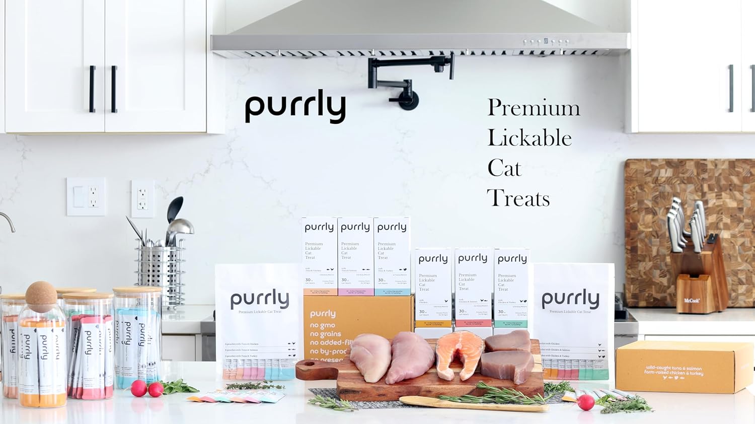 Purrly Lickable Wet Cat Treats Healthy Grain-Free Chicken Variety Pack (18 Count) Squeezable Creamy Purée with Human-Grade Protein Functional Nutrients Non-GMO No-Artificial-Additives Low-Phosphorus - Happypetzone.online - Image 9