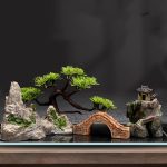 aquarium decoration set