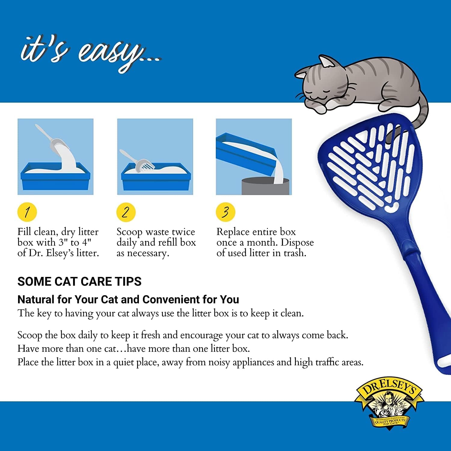 Dr. Elsey's Ultra UnScented Clumping Clay Cat Litter 40 lb. Bag - Happypetzone.online - Image 2