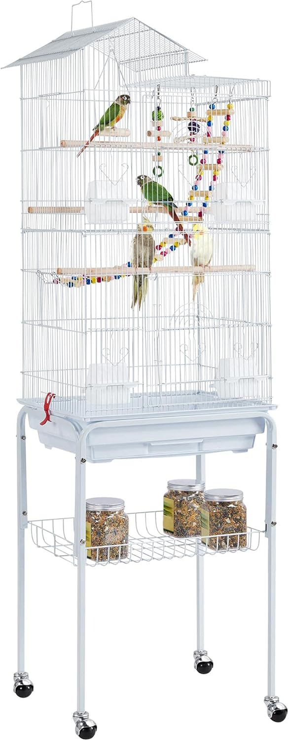 bird cage with stand