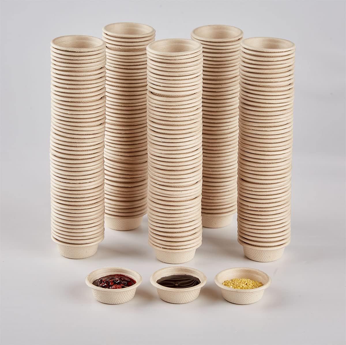300 Pack Paper Feeding Cups Samll 0.5 oz Gecko Food and Water Feeding Dish Ledge Holder Accessories Bowls for Crested Gecko Lizards Reptiles Pets - Happypetzone.online - Image 2