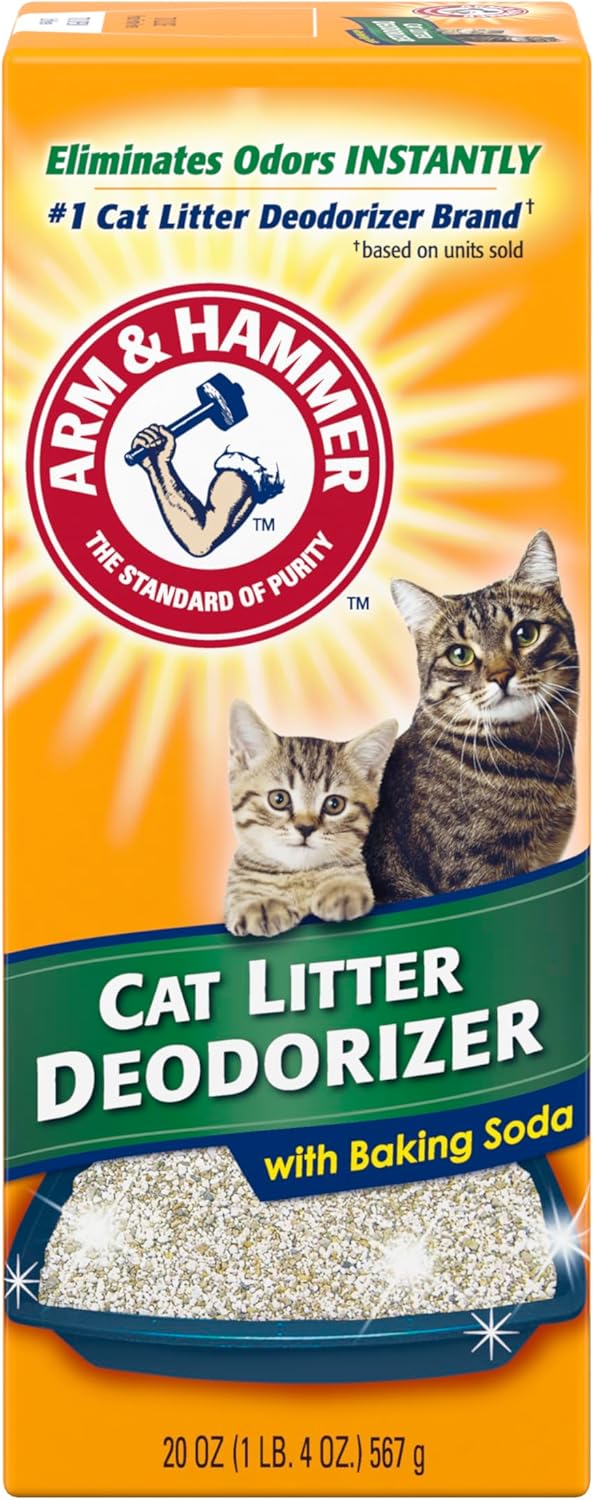 ARM & Hammer Cat Litter Deodorizer Double Duty, 20 oz, 6 Pack - Happypetzone.online - Image 2