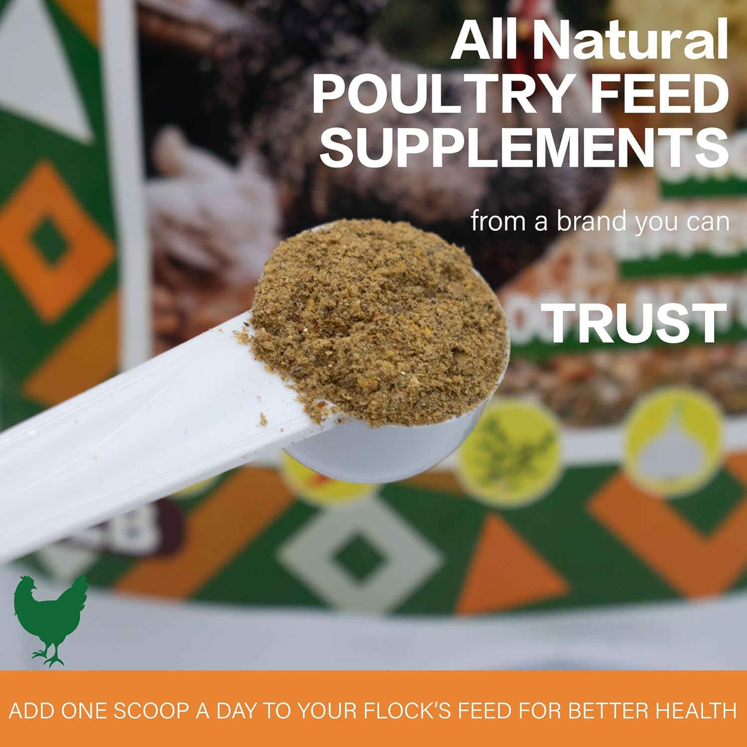 Jmxu's Chicken Dewormer Powder, Natural Formula Poultry Dewormer, Chicken Dewormer Powder for Laying Hens, Poultry Medicine Supplies to Relieve and Prevent Worms, 1 LB - Happypetzone.online - Image 6