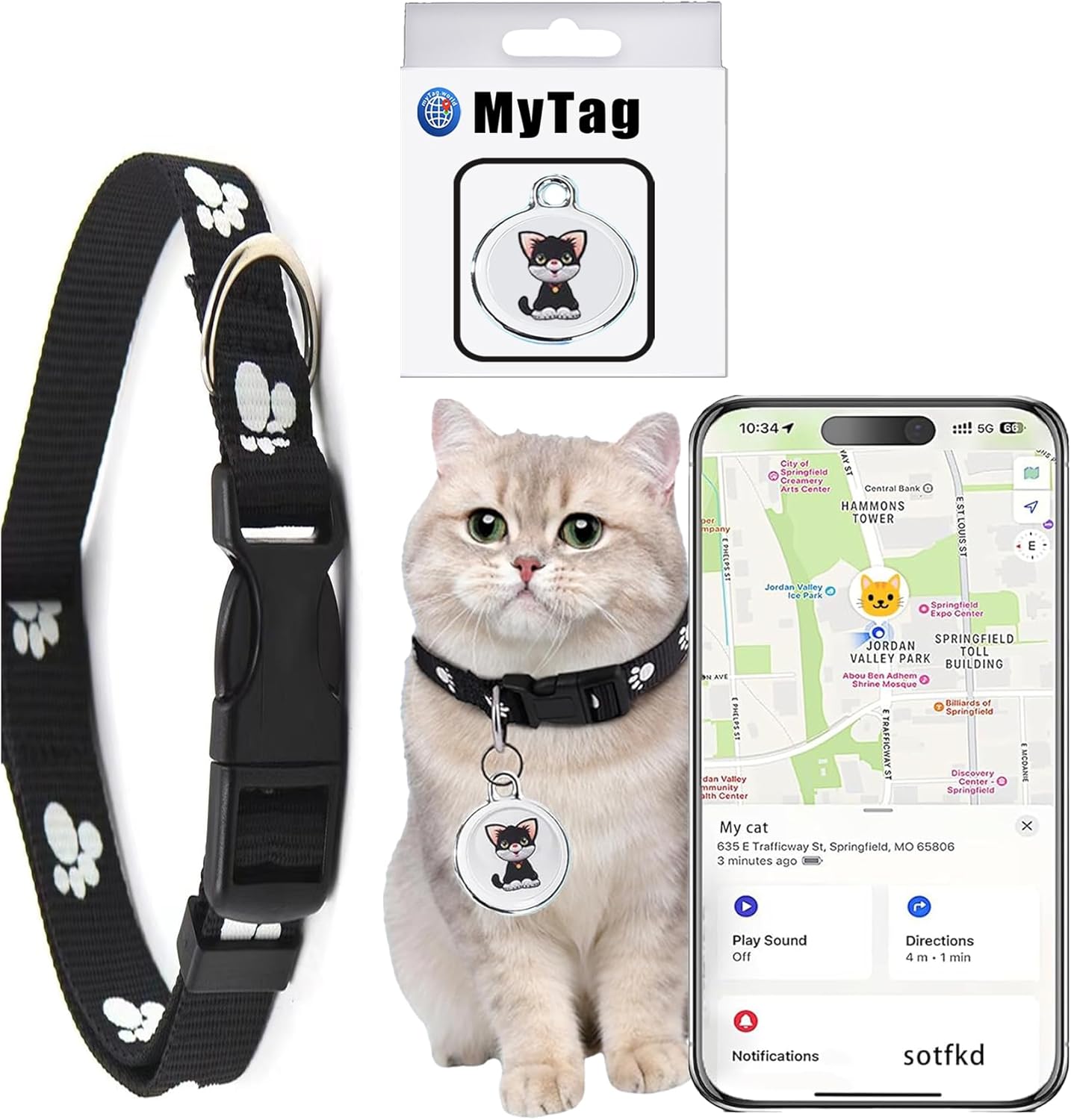 cat gps tracker collar