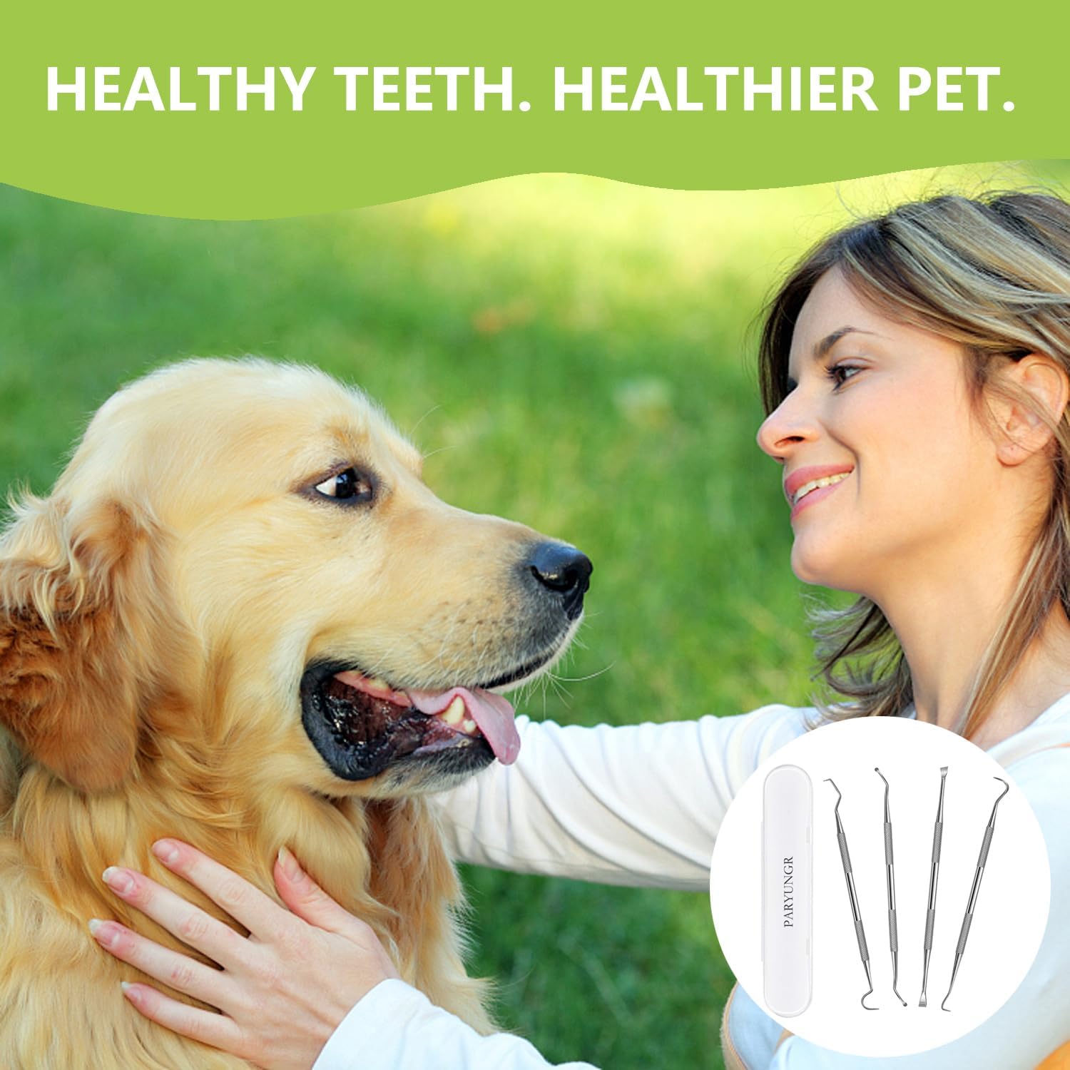 Dental Tools Pet Dog Teeth Cleaner Tool Kit, Stainless Steel Plaque Remover Dental Picks Tooth Tartar Scraper, Pets Oral Care Hygiene Set for Cats and Dogs Use with Case - Happypetzone.online - Image 6
