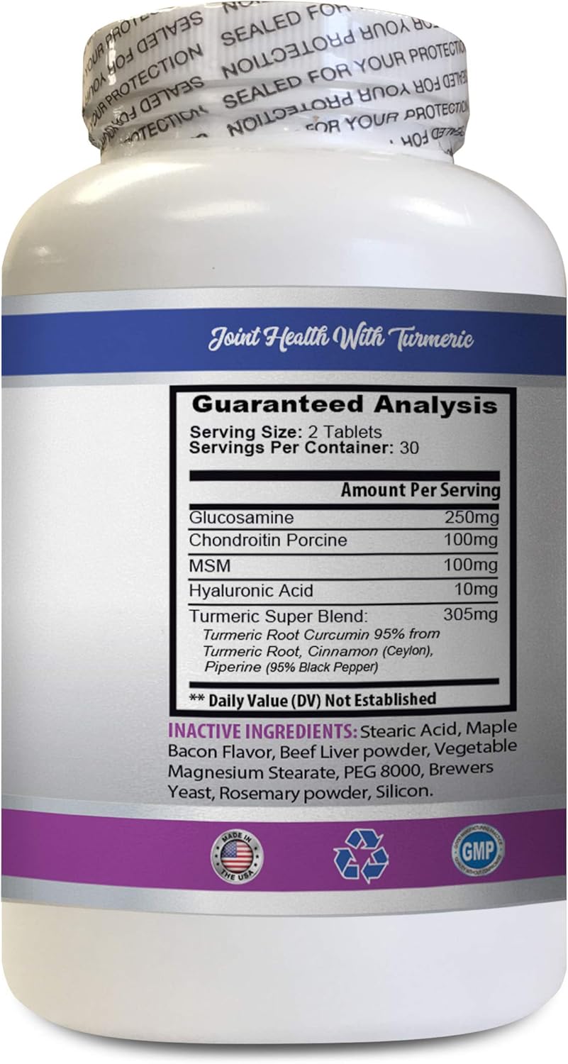 PET SUPPLEMENTS & NUTRITION LLC cat Joint Support - Cats Joint Health with Turmeric - MSM - Natural Support for Hip and Joints - glucosamine for Cats - 1 Bottle (60 Tablets) - Happypetzone.online - Image 5