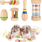 rabbit toys natural wood