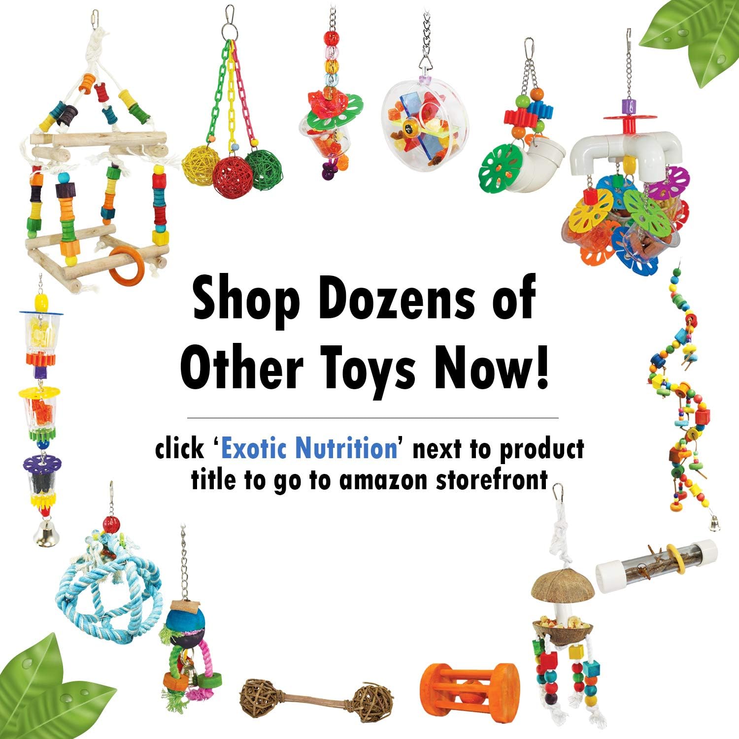 Exotic Nutrition Pumice Chew Dangle - Natural Healthy Hanging Cage Accessory Toy - for Squirrels, Degus, Chinchillas, Prairie Dogs, Birds, Rats, Hamsters, Guinea Pigs & Other Small Pets - Happypetzone.online - Image 4