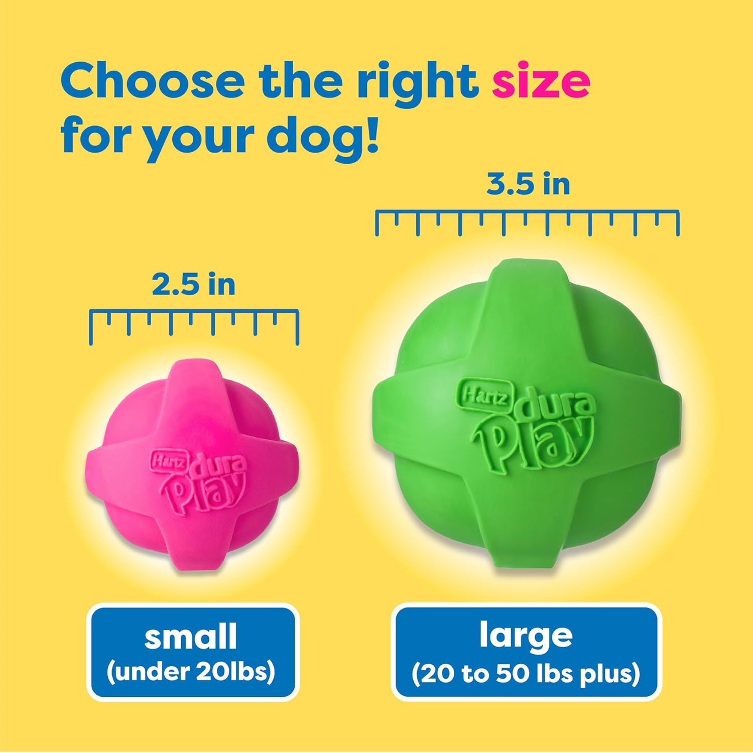 Hartz DuraPlay Bacon Scented Dog Toys, Small (Assorted Color) - Happypetzone.online - Image 7