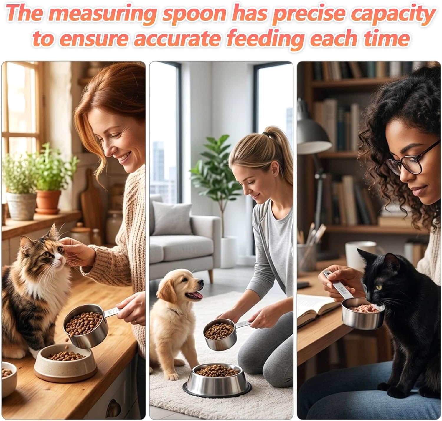 2PCS Half Cup Scoop, Stainless Steel 1/2 Cup Dog Food Scoop, 125ml Half Cups Measuring Cups, for Feeding Pet, Wet and Dry Ingredients, Dishwasher Safe - Happypetzone.online - Image 6
