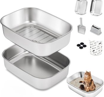 cat litter box easy clean