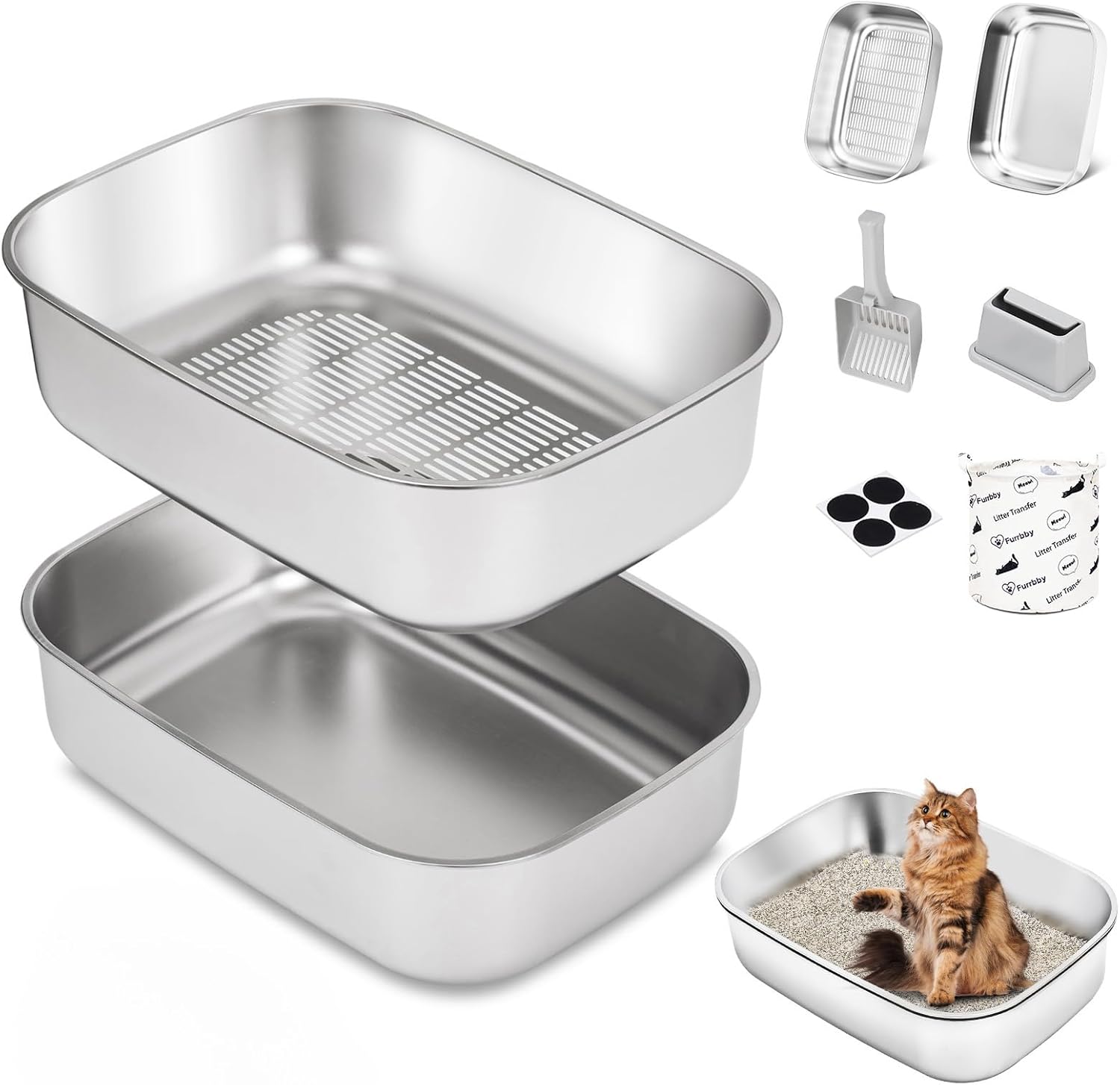 cat litter box easy clean