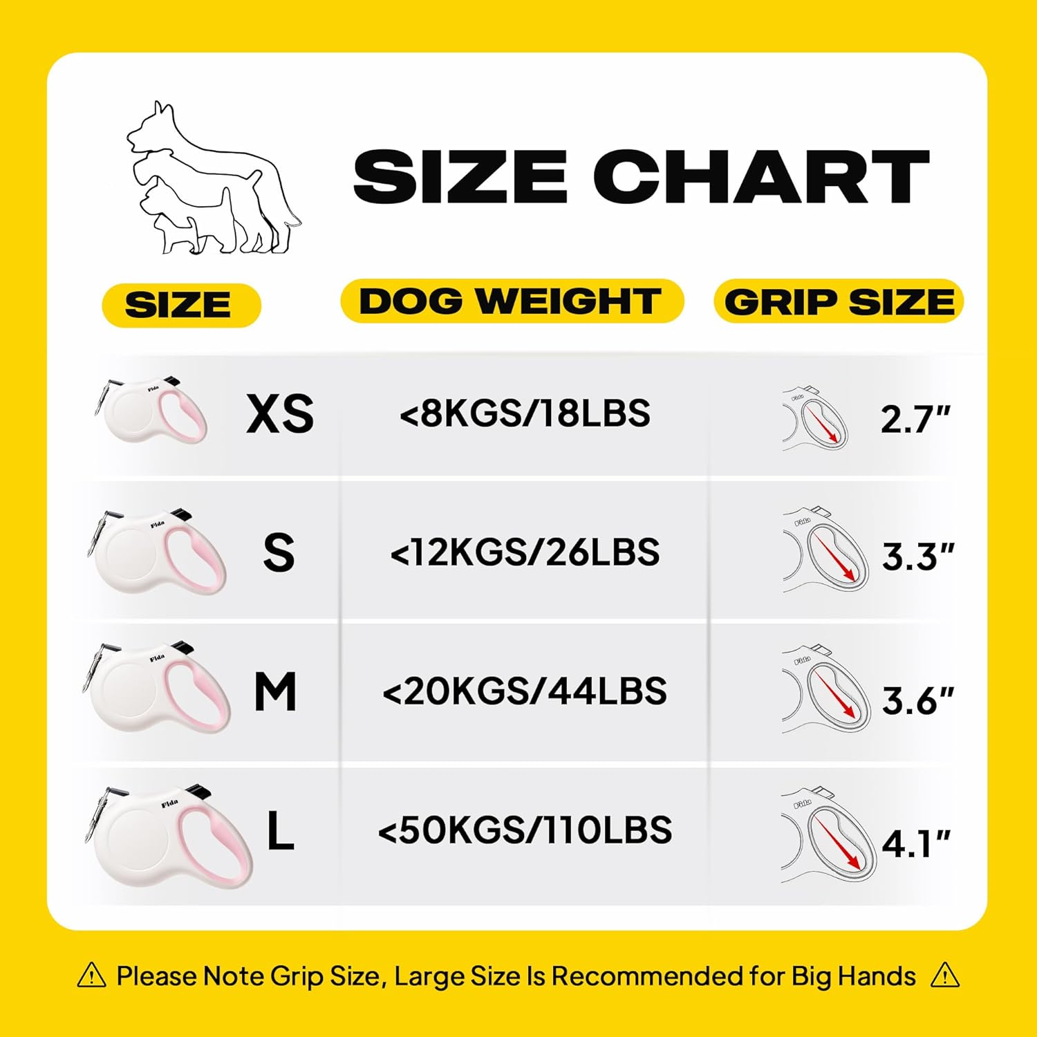 Fida Retractable Dog Leash X-Small Breed, 10 ft Durable Pet Walking Leash for Extra Small Dogs/Cats/Small Animals up to 18 lbs, 360° Tangle Free, White - Happypetzone.online - Image 7