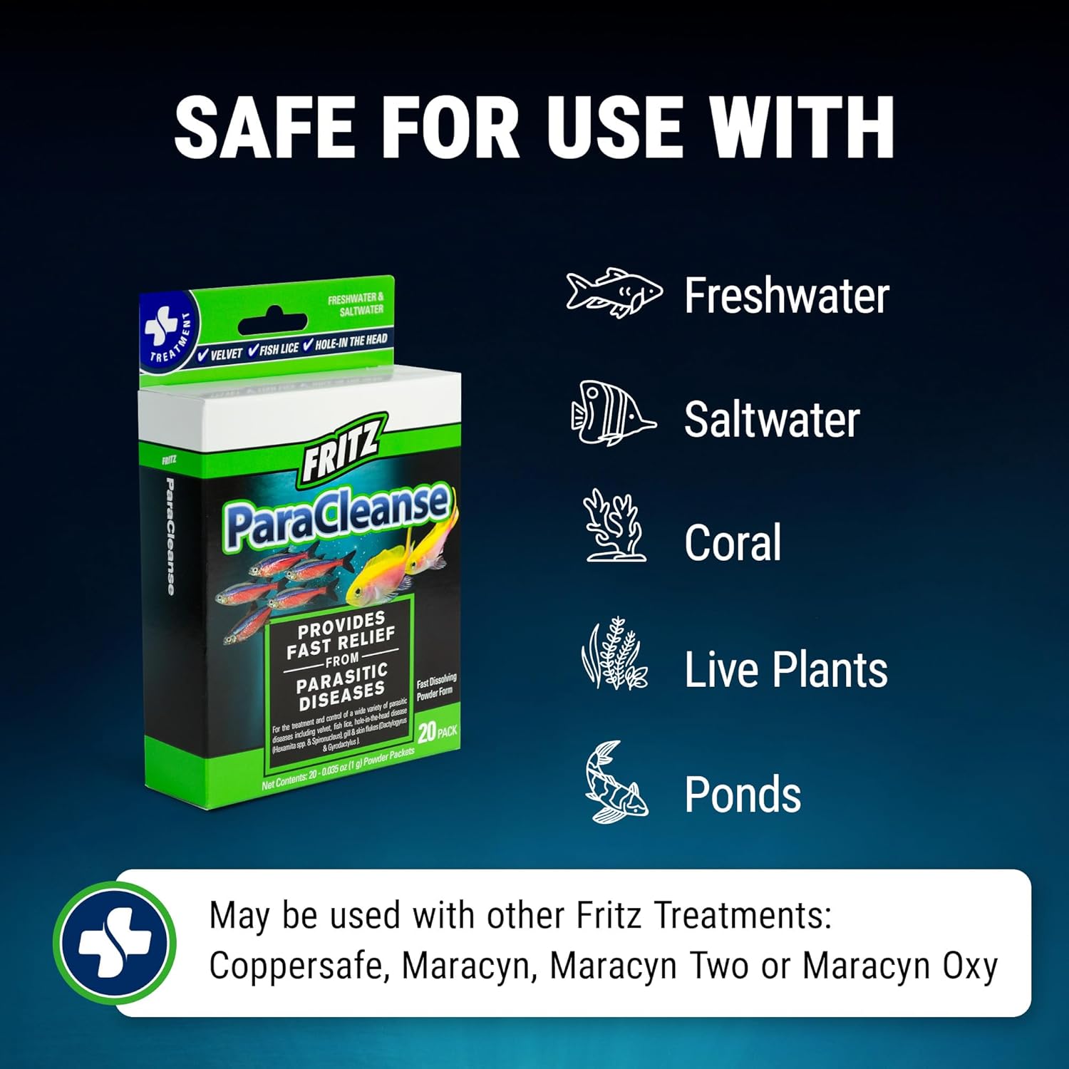 Fritz Aquatics ParaCleanse Provides Fast Relief from Parasitic Diseases (20-Count) - Happypetzone.online - Image 5