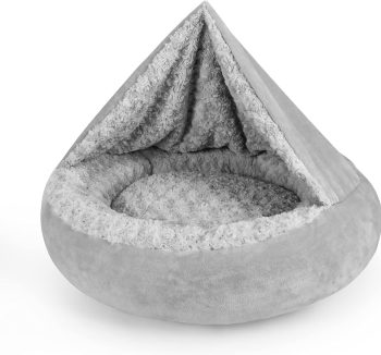round dog bed fluffy