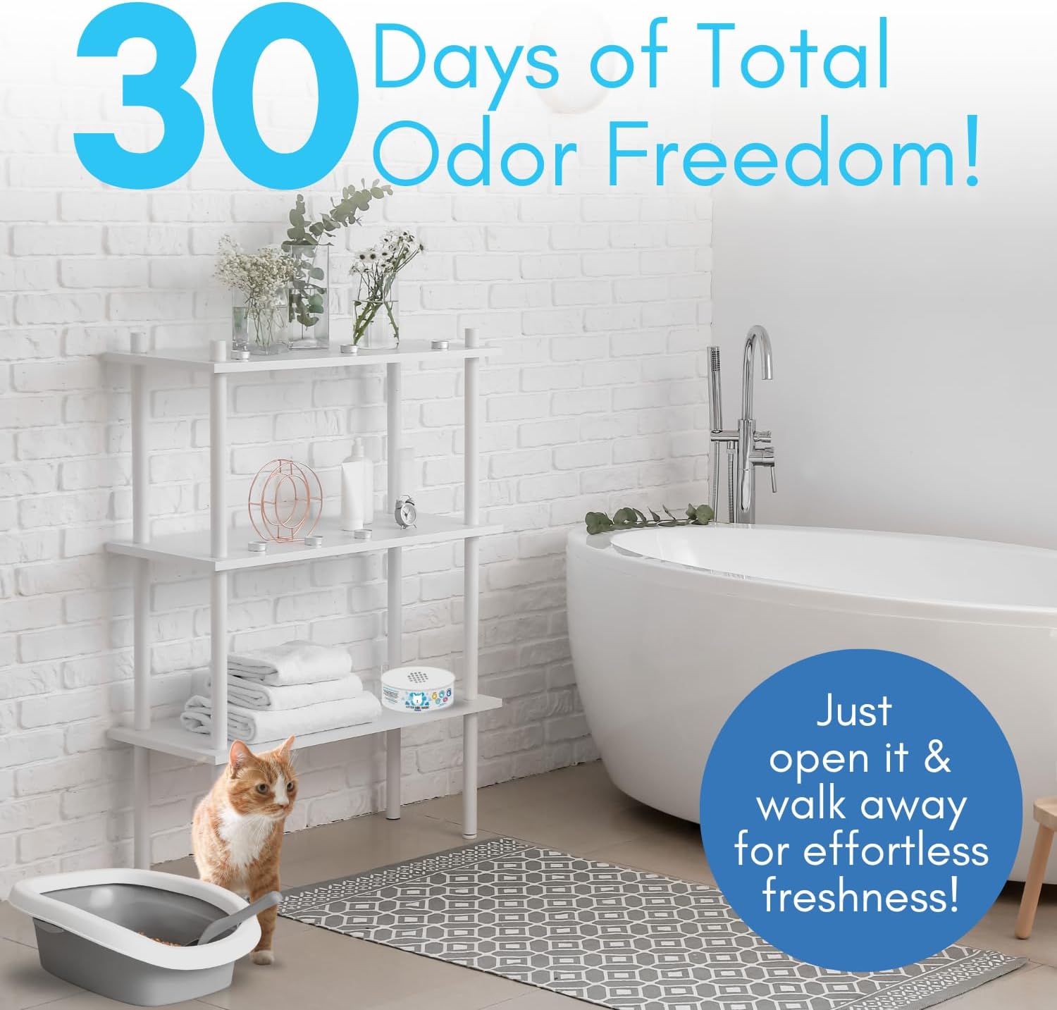 Litter Box Magic Cat Litter Deodorizer Jar (Fresh Scent, 16 Oz, Pack of 1) - Cat Litter Odor Absorber Gel In A Jar - Litter Box Pet Air Freshener - Litter Odor Eliminator to Freshen Air - Happypetzone.online - Image 7