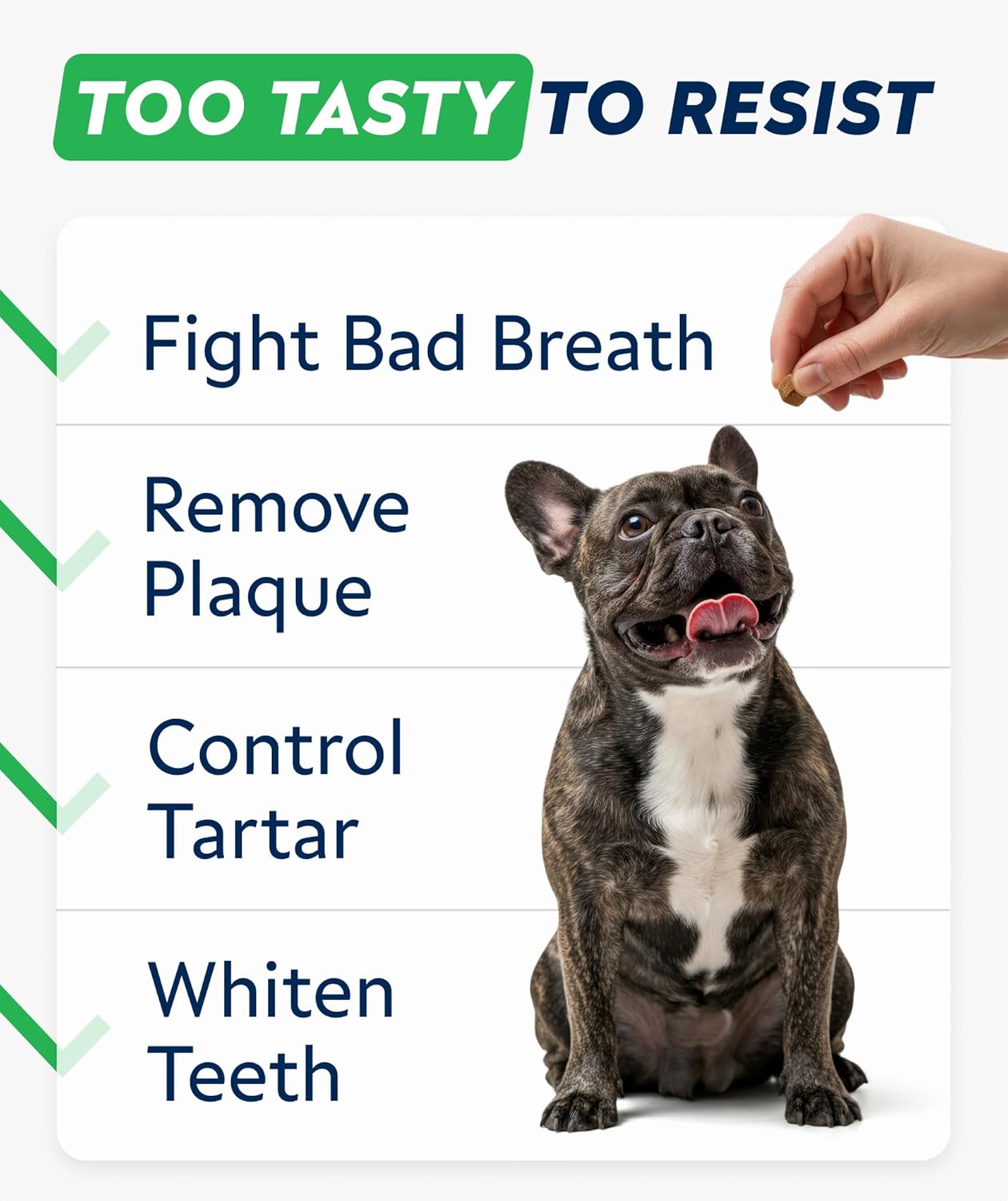 STRELLALAB Advanced Dog Dental Chews & Breath Freshener – Dog Teeth Cleaning Treats, Bad Breath Control, Plaque & Tartar Off, Pet Oral Care, Pro Perio Support, Lab Co Bright Formula – 90 Treats - Happypetzone.online - Image 2