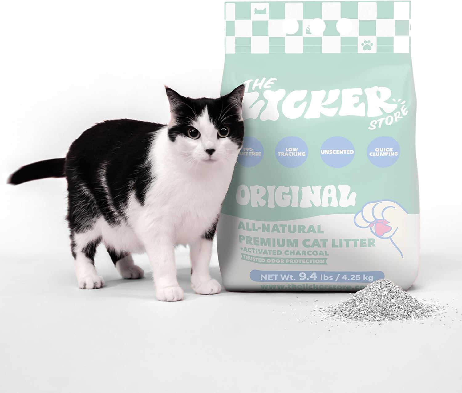 CLR2000B-SET3 Unscented Premium Clumping Bentonite Clay Cat Litter w/Activated Charcoal, Natural Odor Control, 99% Dust-Free, 9.37 LBS (Set of 3) - Happypetzone.online - Image 5