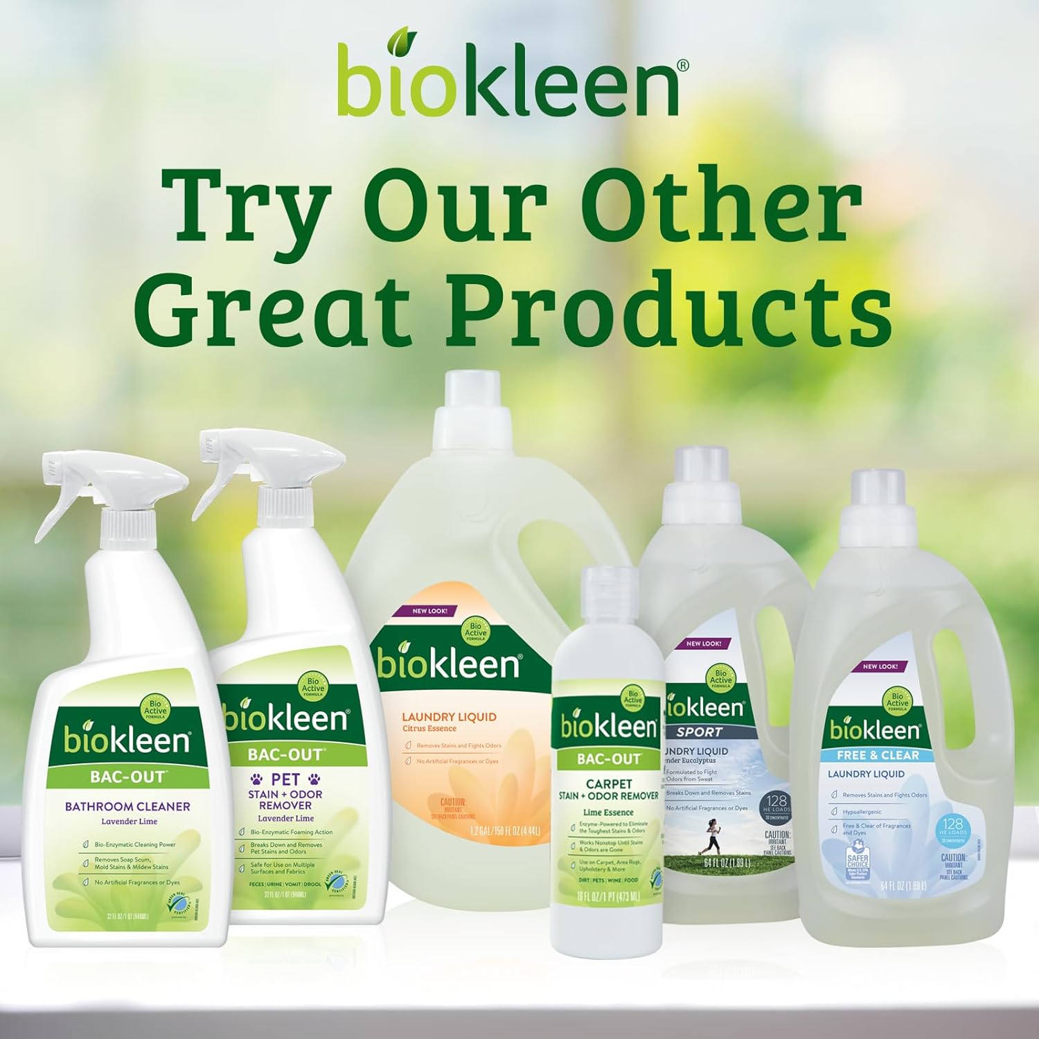 Biokleen Bac-Out Enzyme Cleaner and Stain & Odor Remover for Pet Stains, Laundry, Diapers, Wine, Carpets, & More, Eco-Friendly, Non-Toxic, Lime Scent, 128 Ounces - Happypetzone.online - Image 8
