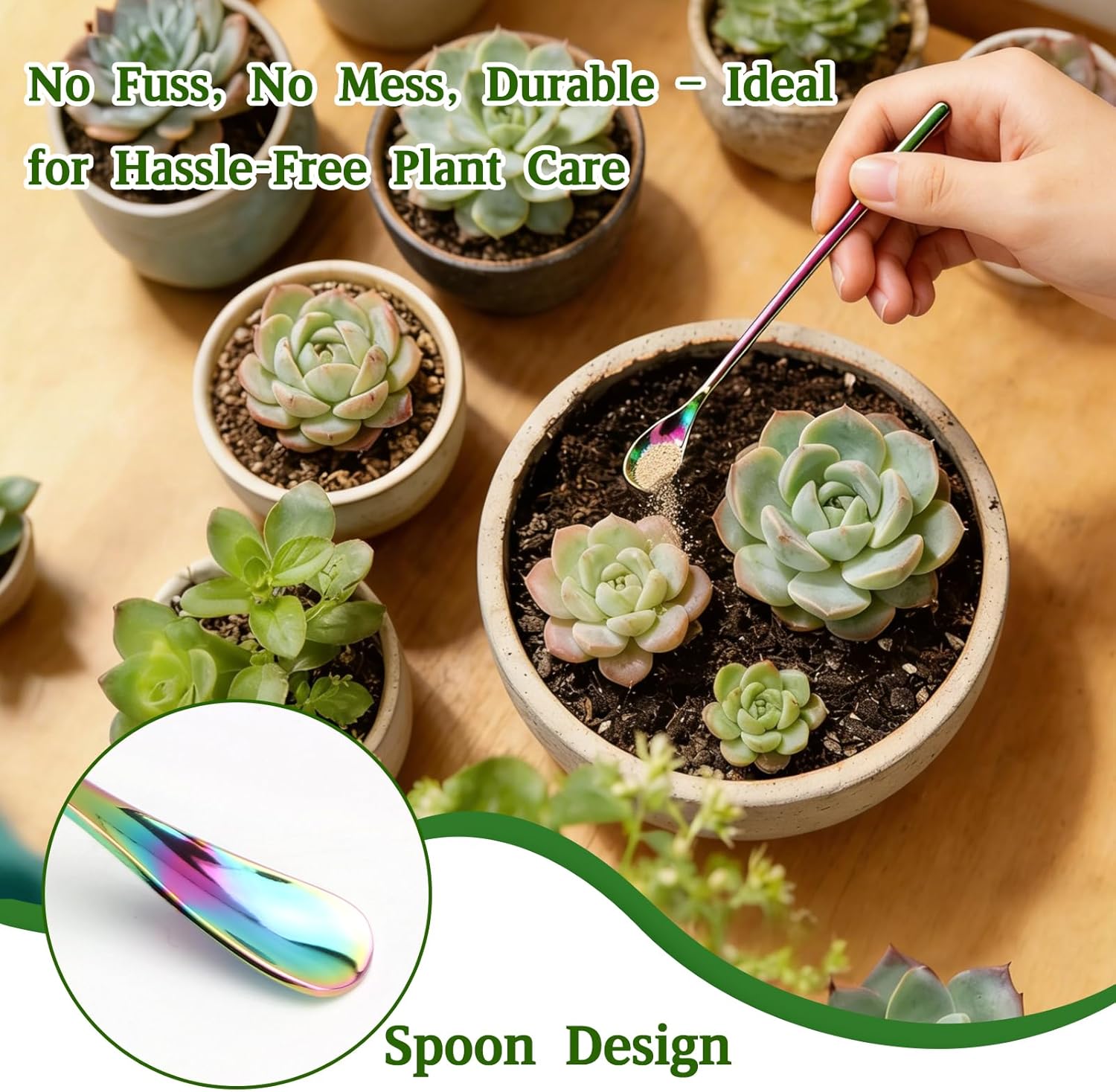 OLIISS Stainless Steel Reptile Feeding Tongs and Spoon Set - 10.6" Straight & Curved Tweezers for Aquariums & Crafts - Feeder Tools for Bearded Dragons & Lizards - Terrarium Tank Supplies - Happypetzone.online - Image 4