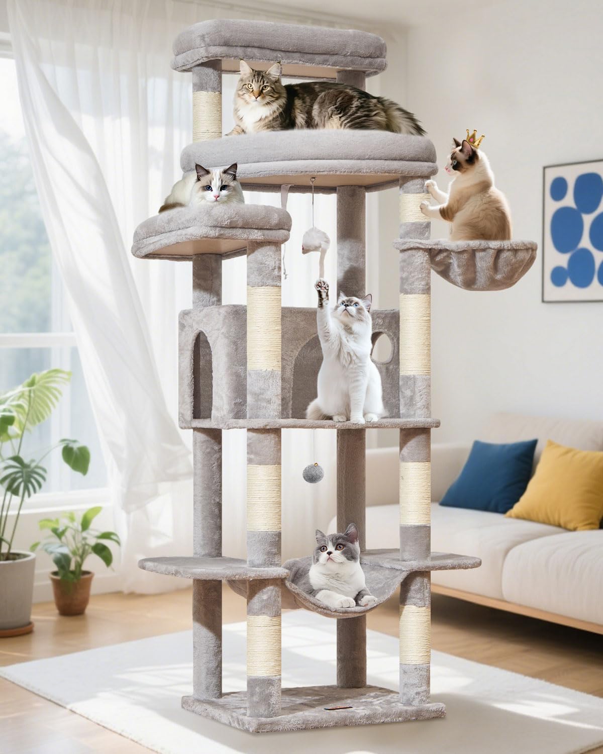 cat tower multi level