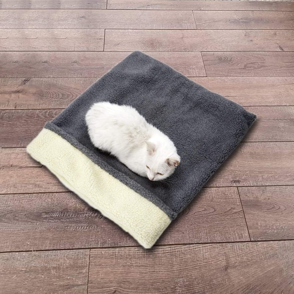 Cat Bed Cave Sleeping Bag, Pet Mat Self Warming Pad Sack for Cats and Small Dog - Happypetzone.online - Image 6