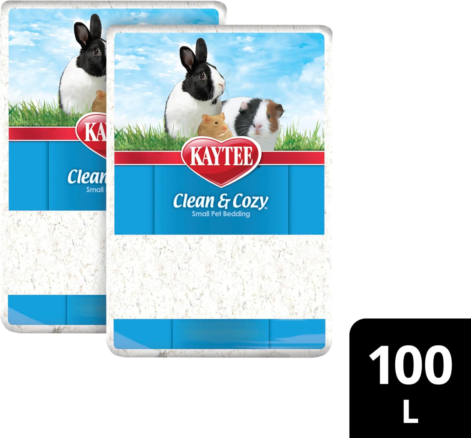 Kaytee Clean & Cozy White Paper Bedding, Made for Small Animals, 100 Liters, Pack of 2 - Happypetzone.online - Image 9