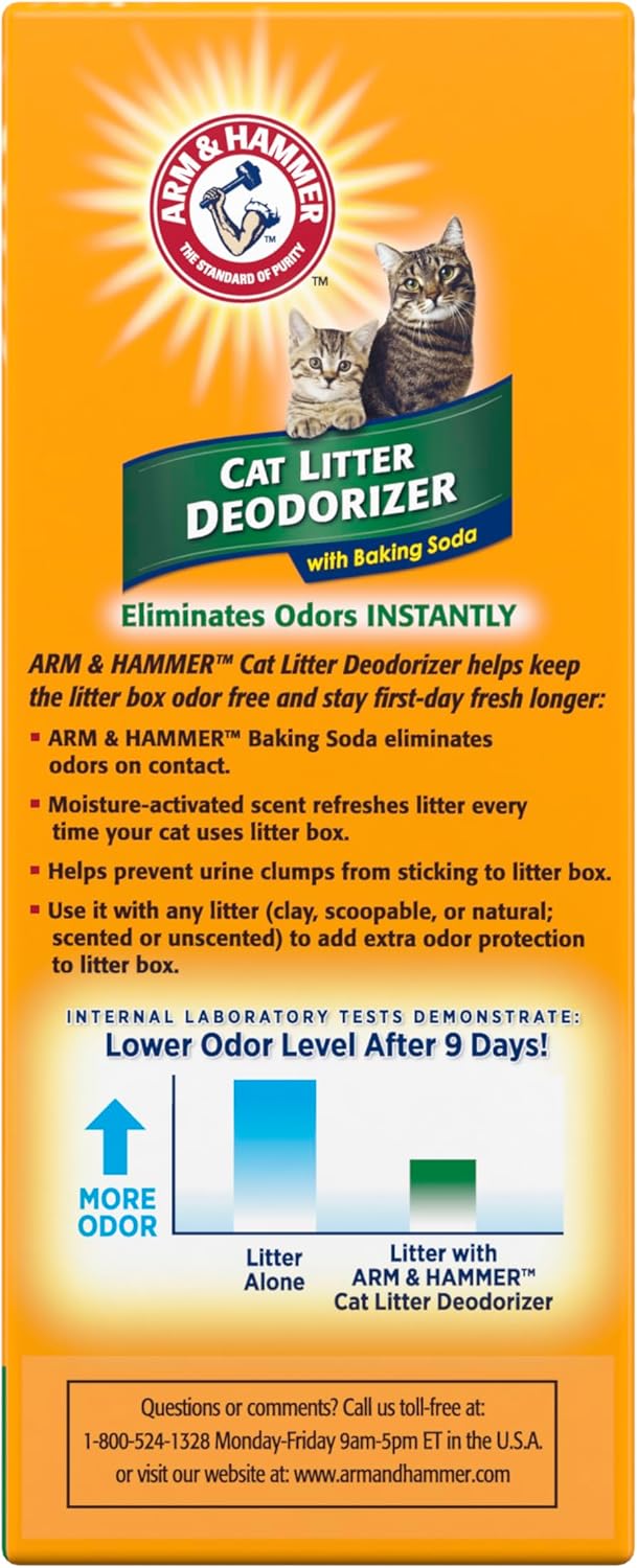 ARM & Hammer Cat Litter Deodorizer Double Duty, 20 oz, 6 Pack - Happypetzone.online - Image 4