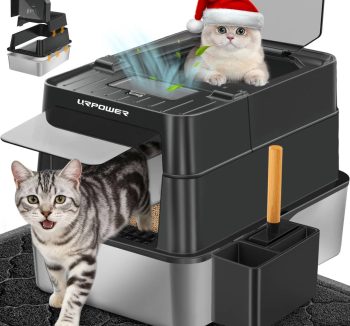 cat litter box enclosed