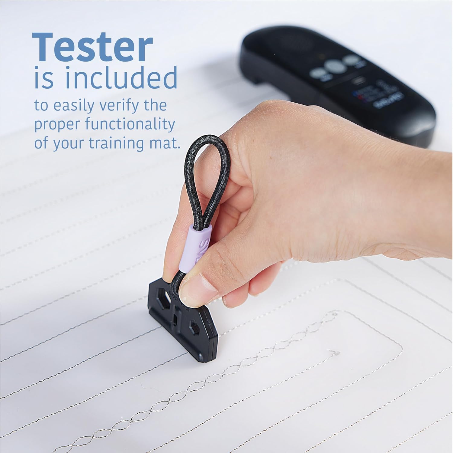 SVD.PET 2-Pack Pet Training Mat with Tester, Pet Shock Pad, Dogs & Cats Electronic Repellent mat for Indoor, 3 Training Modes, 5 Levels, Pet Safe Mode (Black controler 60" X 12") - Happypetzone.online - Image 3