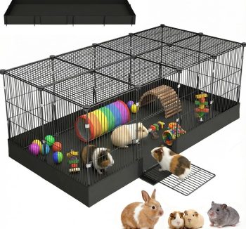 rabbit cage easy clean