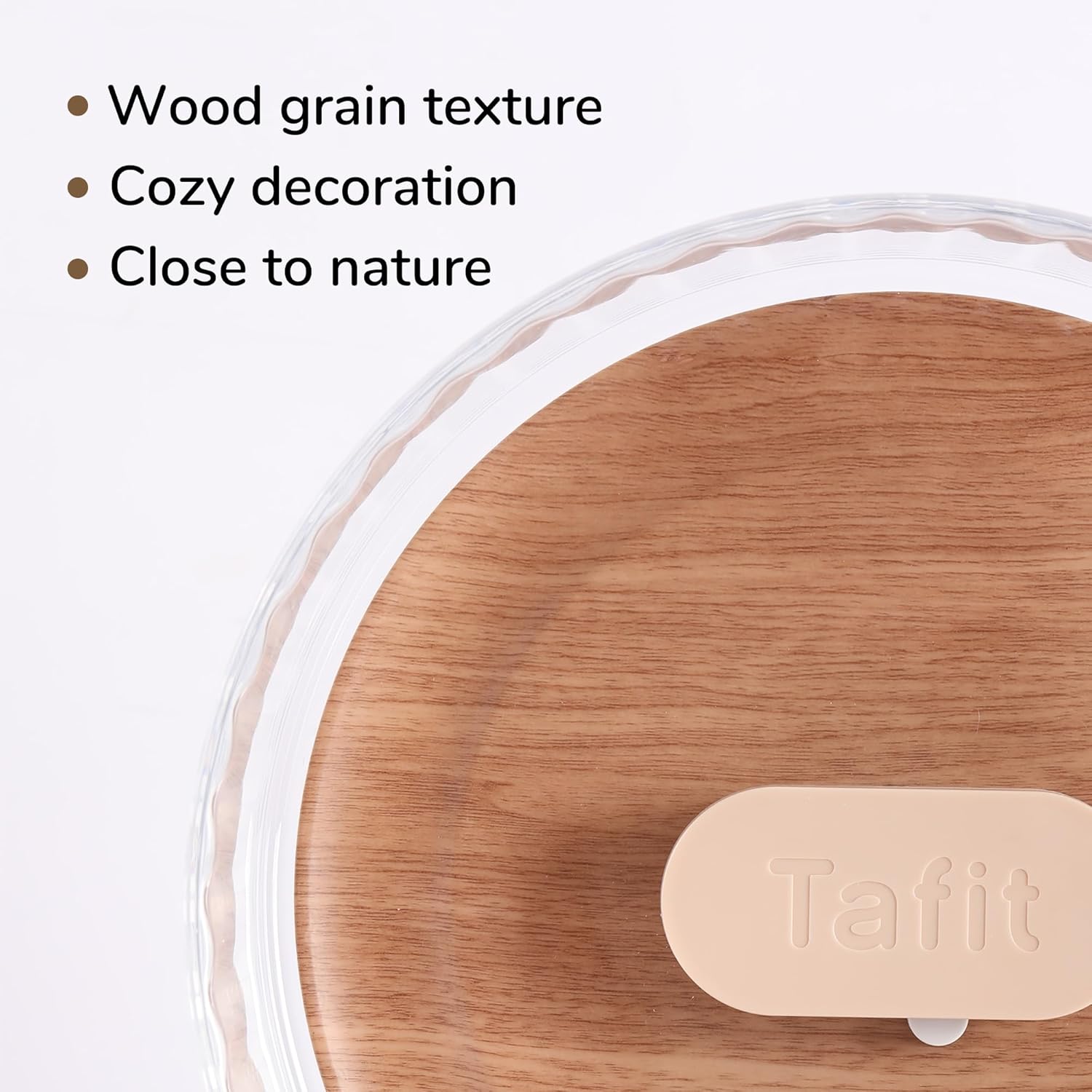 Silent Hamster Wheel 10.5 Inch Dual-Bearings Quiet Running Exercise Wheels with Wood Grain Backboard, Height Adjustable for Syrian Hamsters, Gerbils, Mice, Hedgehog, Lemmings, Warm Brown - Happypetzone.online - Image 2