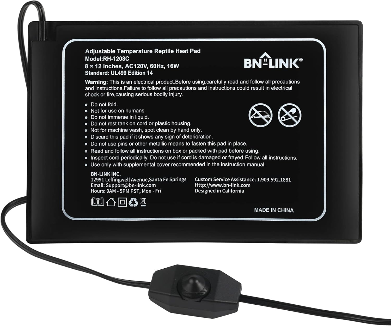 reptile heat source safe