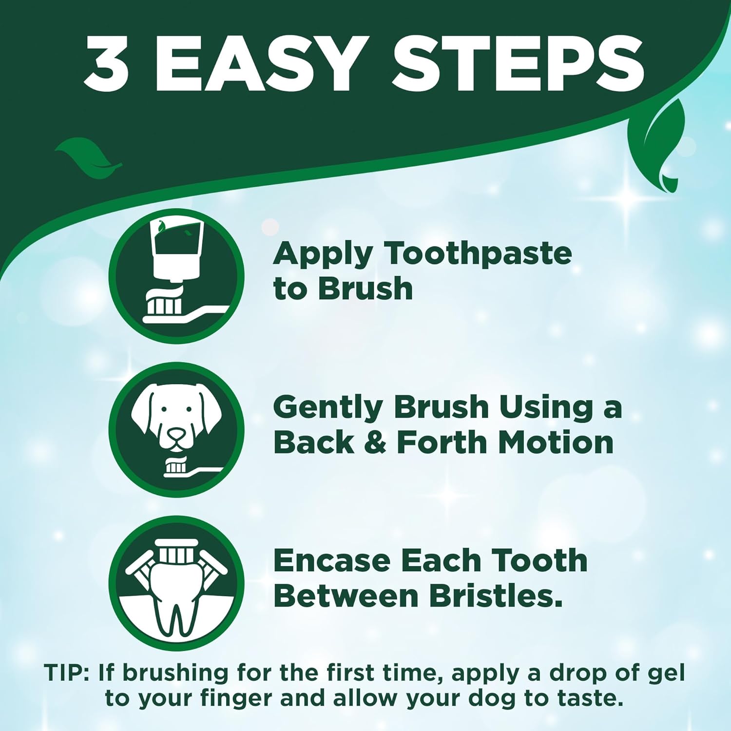 Vet's Best Dog Toothpaste & Dog Toothbrush, Dental Kit, Plaque Remover for Teeth, Whitens Teeth, Freshens Canine Breath, Veterinarian Formula, Finger Toothbrush Included - Happypetzone.online - Image 5