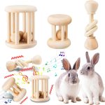 rabbit toys natural wood