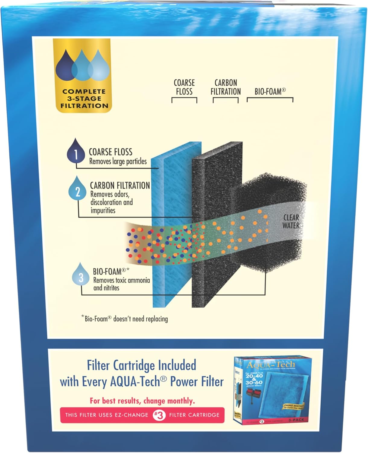 Aqua-Tech Ultra Quiet Power Filter, For Aquariums 20-40 Gallons - Happypetzone.online - Image 6