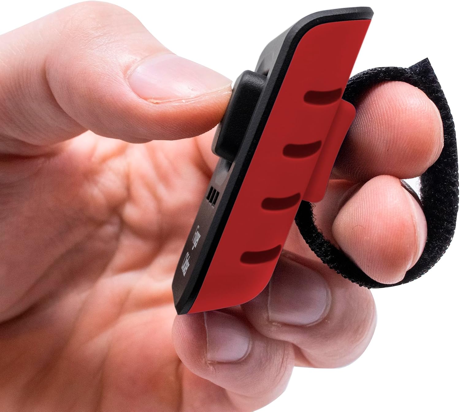 Educator Dog Training Finger Clicker – Audible Positive Reinforcement Trainer with Adjustable Sound & Velcro Finger Strap – Portable Pet Obedience Training Tool, Red - Happypetzone.online - Image 4