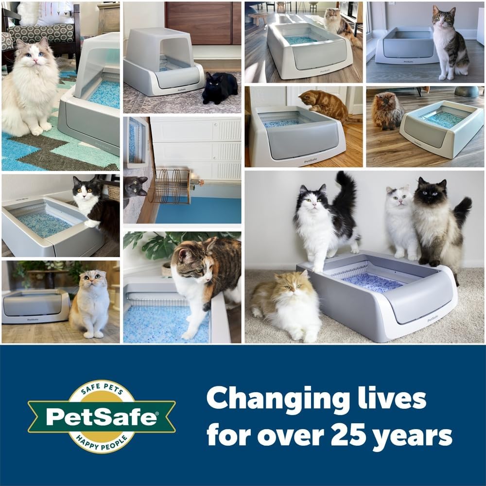 PetSafe ScoopFree Premium Crystal Cat Litter - Outperforms Clay Litter - Refill Packs - Reusable Tray Compatible - Fresh Scent - 4.3 lb Bags - 2 Pack - Happypetzone.online - Image 7