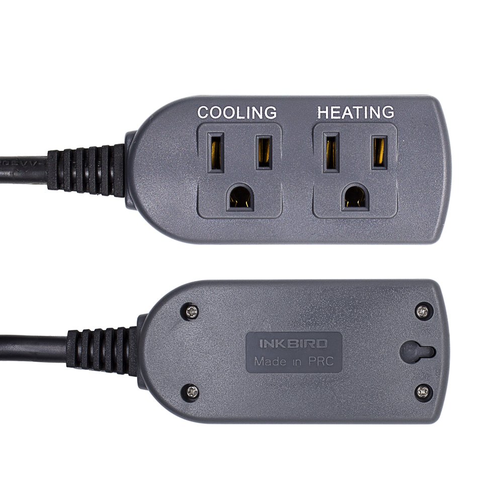 Inkbird ITC-308 Digital Temperature Controller 2-Stage Outlet Thermostat Heating and Cooling Mode Carboy Homebrew Fermenter Greenhouse Terrarium 110V 10A 1100W - Happypetzone.online - Image 5