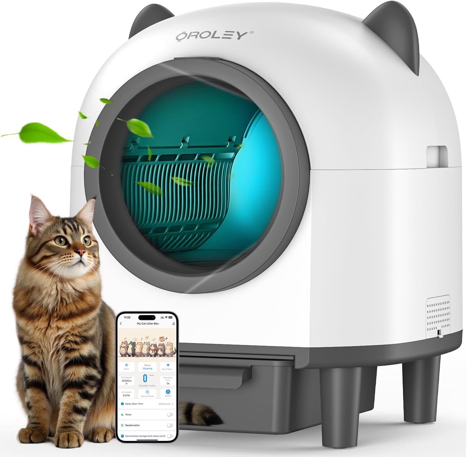 self cleaning litter box