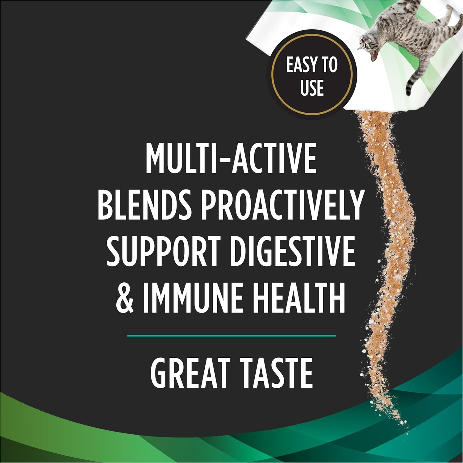 Purina Pro Plan Veterinary Cat Supplements Multi Care Feline Supplement – Digestive Probiotics for Cats – Immune Support Cat Supplement - 30 ct. Box - Happypetzone.online - Image 2