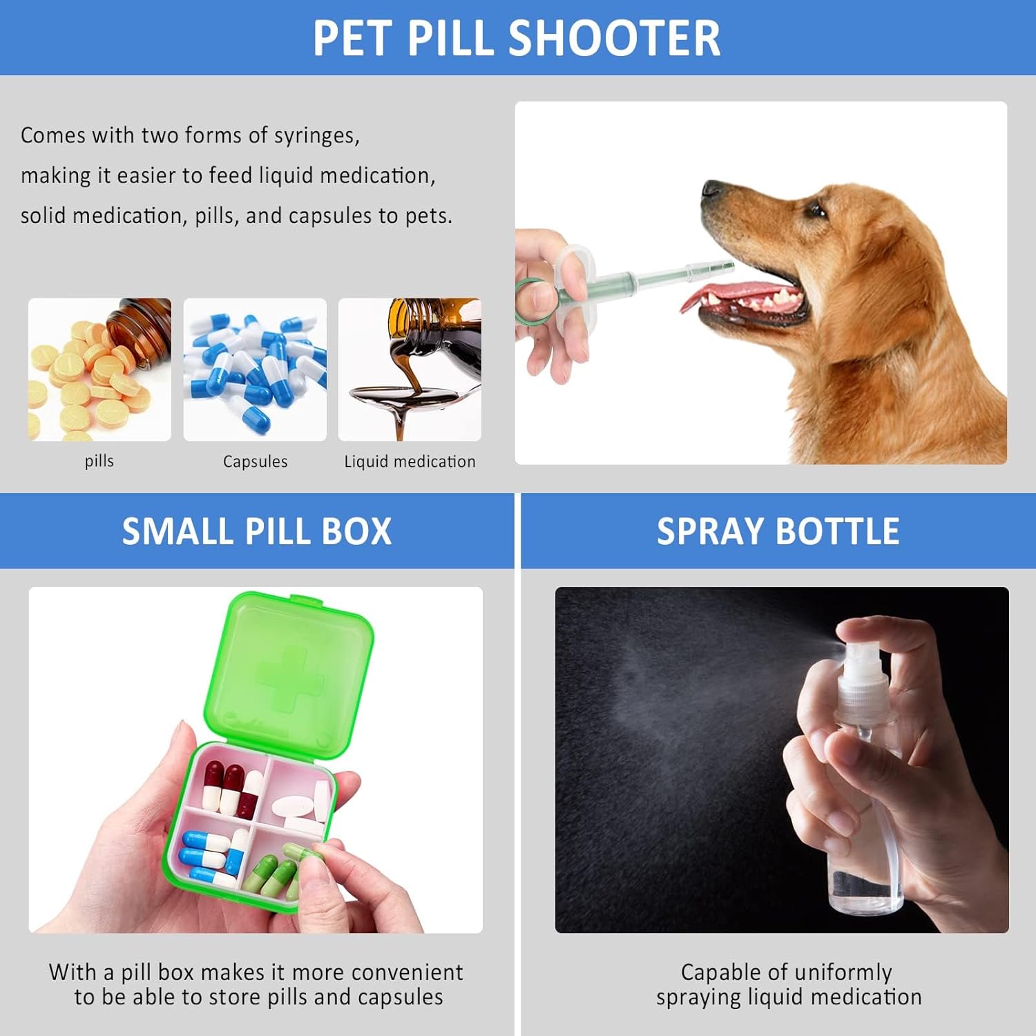 Pet First Aid Kit for Dogs & Cats - Dog First Aid Kit Pet Emergency Kit with First Aid Supplies for Home Camping Hiking Traveling - Happypetzone.online - Image 4