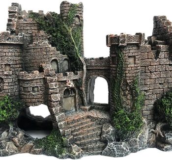 aquarium castle decoration