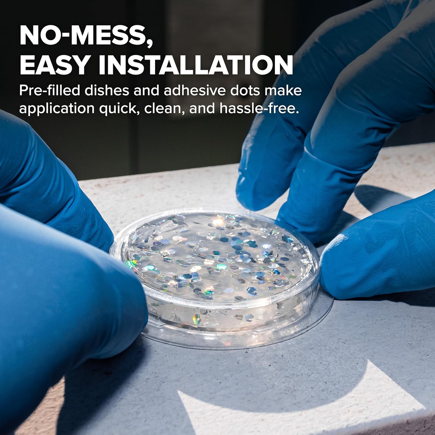Bird B Gone - SpectrumV Holographic Bird Gel - Bird Repellent Gel - Repels Birds - Protect Edges, Ledges, Rooftops, Etc - UV Protected & Humane - Easy to Install Dishes - 12 Pack - Happypetzone.online - Image 6
