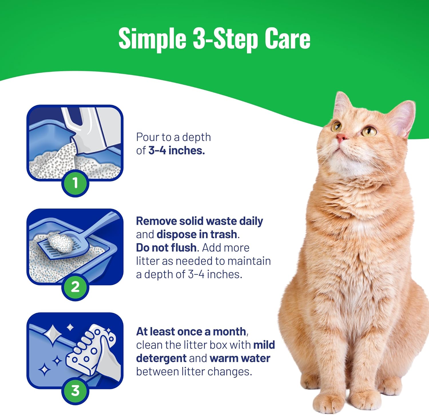 Cat's Pride Max Power: UltraClean Low Tracking Multi-Cat Clumping Litter - Keeps Paws & Home Clean - Up to 10 Days of Powerful Odor Control - 99% Dust Free - Unscented, 15 Pounds - Happypetzone.online - Image 7